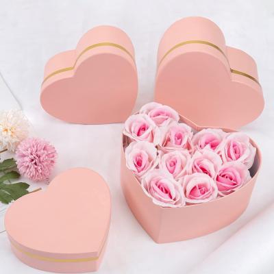 China Valentine's Day Heart Shaped Gift Box for Rose Soap Flower Good and Advanced Technology for sale