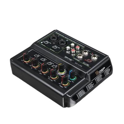 China New 16 Scene 4 Channel Multifunctional Audio Interface Effect Phone Live Equipment Broadcast for sale