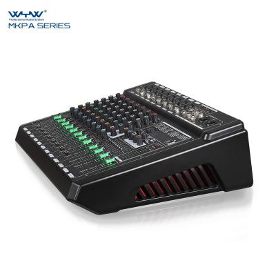 China 8 channel plastic audio mixer for sale