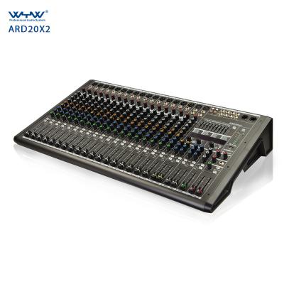 China 2x24 Bit Power Live Sound Professional Karaoke Mixer for sale