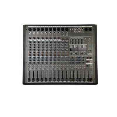 China 2*24Bit ARD12*2 8Mono 2Stereo Channels 24-Bit Double Effect 64GB MP3 Recording Powered Mixer for sale