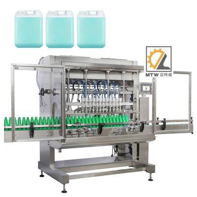 China MTW 500-5000ml Automatic Liquid Fertilizer Pesticides Automatic Bottle Filling Machine Quantitative Production Line for sale