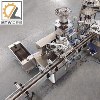 China Automachine MTW Customized Automatic Perfume Liquid Filling Small And Viscous Liquid Filling Machine Gear Pump Capping Machine for sale