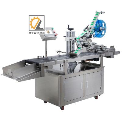 China PLC+Touch screen MTW hot sale plastic bags rfid tag flat surface paging labeling machine for sale