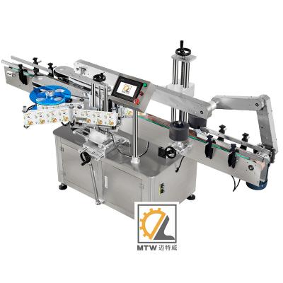 China Single Operation MTW Single Side Adhesive Sticker One Side Square Bottles Labeling Machine for sale