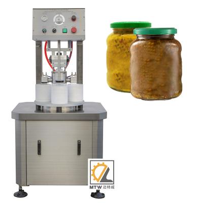 China High Quality Food MTW Capping Machines / Capping Lining Machine Semi Automatic / Semi Automatic Twist Off Jar Capping for sale