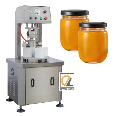 China MTW custom food non-standard jar custom non-standard jar screwing/vacuum capping capping machine/bottle machine for jars for sale