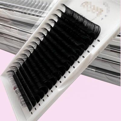 China Mega Russian Individual Matte Black Private Label Individual Full Cashmere Volume Eyelash Extension Whips Extension for sale