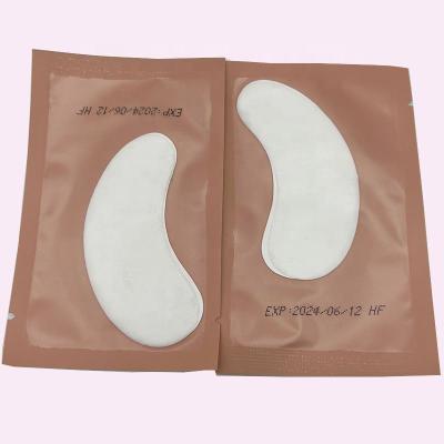 China High Quality Private Label Color Eyelash Extensions Blue Pink Black White Lint Free Eyepads Disposable Lint Free Gel Eye Patches for sale