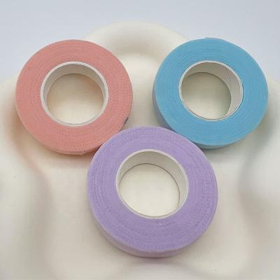 China Eyelash Extensions Wholesale Disposable Breathable Blue Lash Tape Sensitive Skin Silicone Gel Tape Pink 3m Eyelash Tape for sale