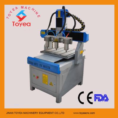 China Mini Multi-heads CNC milling machine with Mach3 system TYE-3636-3 for sale