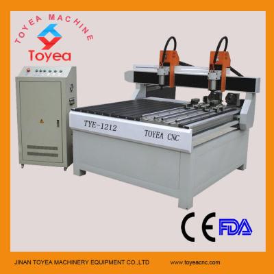 China cnc engraving machine for round shape materials 1200 x 1200mm TYE-1212-2S for sale