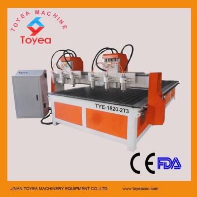 China Multi-heads Wooden ship cnc molding machine TYE-1820-2T3 for sale