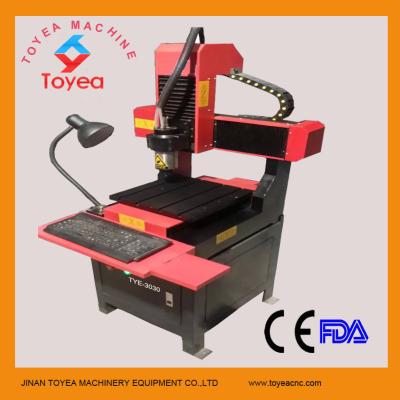 China Mini cnc wood cutting machine 300 x 300mm table TYE-3030 for sale