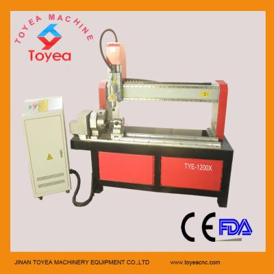 China Wood CNC Router carving machine with square linear rail TYE-1200X for sale