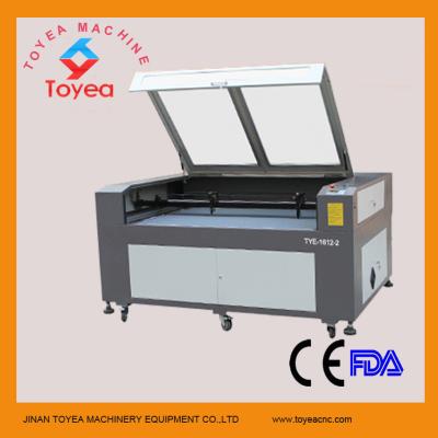 China Dual heads CO2 Laser Cutting machine for acrylic TYE-1612-2 for sale