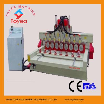 China 4 axis Wood cnc router machine TYE-2415-8R for sale