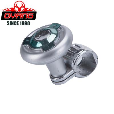 China Auto Universal Automotive Parts Gear Shift Knobs Cover Silver Steering Wheel Button for sale