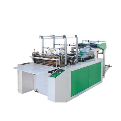 China Hotels Cold Cutting Machine For Making T-shirt Plastic Biodegradable Shopping Bag Flat-open Plastic Bag Making Machine for sale