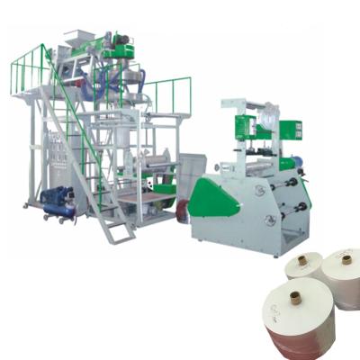 China Film PP Film Extruder Making Blowing Machine Polypropylene Plastic Extrusion Blown Film Slitter for sale