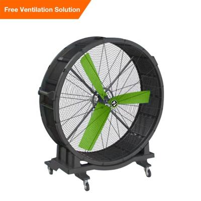 China 400~500ã Ž ¡ 600w 48inch Large Air Floor Industrial Drum Fan for sale