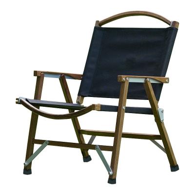 China Manufacturer Price Outdoor Kimit Solid Wood Folding Chair for Fishing Picnic Camping for sale