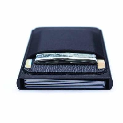 China RFID Blocking Protect Credit Card Holder Rfid Blocking Slim Wallet Aluminum Rfid Card Holder for sale