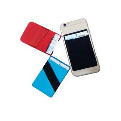 China Promotional Gifts Home Appliances Sell Colorful Lycra Smartphone Stick Card Holder and Main Wholesale Case for sale