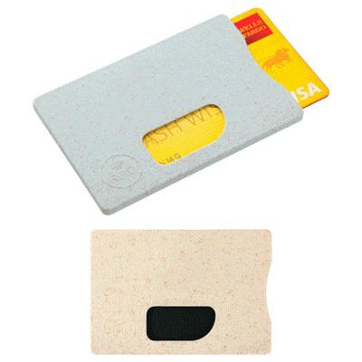 China 2021 Newest Eco-friendly Design RFID Holder Biodegradable Cell Phone Shell Wheat Straw Eco-friendly Card Holder for sale