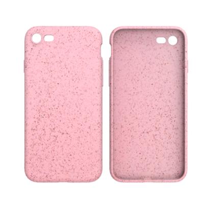 China Wheat 2021 Wholesale Environmental Biodegradable Shockproof Factory Phone Cover Straw Mobile Phone Case for sale