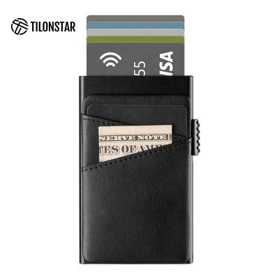 China outdoor map & Money Pocket Small, Slim Credit Card Holder With Real Leather Men Logo Aluminum Hard Case Pop Up Wallets Classic Design Wallets for sale