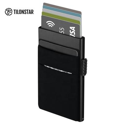 China Anti Theft Rfid Blocking Cheap Cost RFID Blocking Credit Card Waterproof Holder Aluminum Wallets for sale