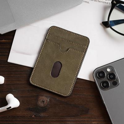 China Durable Custom Multifunction Phone Bag Card Holder Wallet Amazon Rfid Wallet Card Holder Leather Pouch For Phone for sale