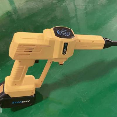 China Portable Car Cleaing 300W Lithinum Battery Libattery Car Wash Gun 20V Cordless Pressure Washer for sale