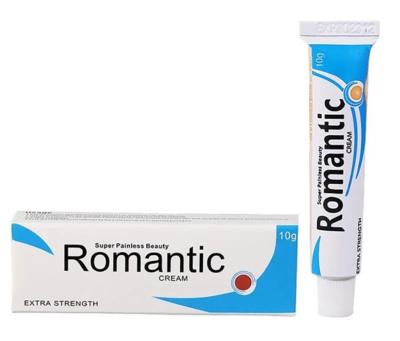 China Romantic Micro Needle Piercing Numb Cream 10g No Pain Tattoo Cream for sale