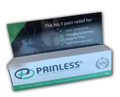 China CE SGS Painless Numb Cream 30g Numb Tattoo Cream No Pain In Mind zu verkaufen