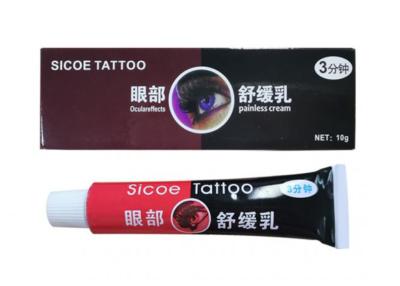 China Sicoe Anesthetic Tattoo Cream 10g Tattoo Pain Killer Cream zu verkaufen