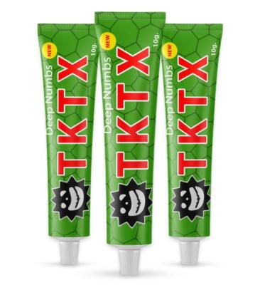 China 10g TKTX Green Numbing Cream OEM Top Tattoo Numbing Cream zu verkaufen