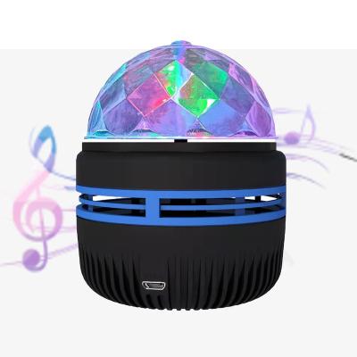 China Decoration Led Ball Party 7 Color Portable Rotating Sound Activated Led Disco Strobe Activator Lights USB Disco Stage Lights for sale