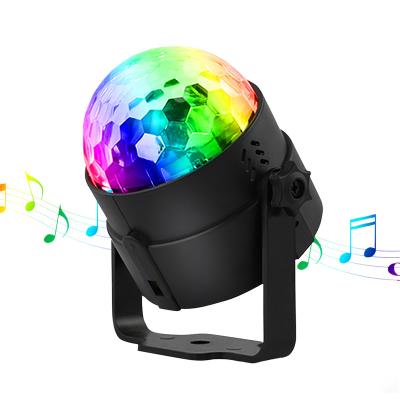 China Starlit RGB Swap Led Magic Ball Mini Stage Effect Lighting Disco Light Lamp Bulb Party Led Stage Light for sale