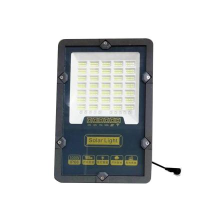 China Commercial Solar Street Light System 2021 High Power 40W 100W 200W 300W Led Security Solar Flood Lights for sale