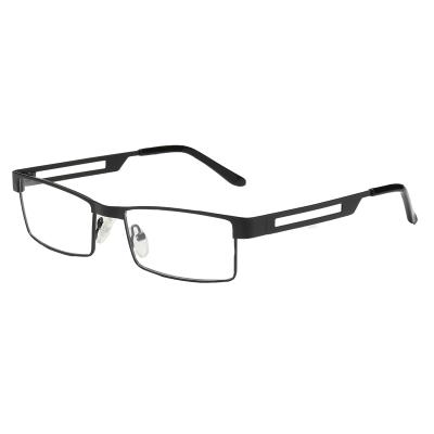 China Men's Eyewear Marcos Opticos Metlicos Metal Optical Retro Black NVEL1016 Rectangle Glass Frames Glasses for sale