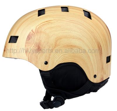 China Custom Safety Water Transfer Effect Sports Helmet Safety Ski Helmet for sale