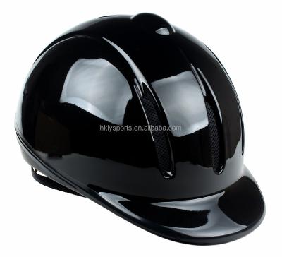 China Horse Equestrian Adult Black Adjustable Equipment Kids Equestrian Riding Helmet for sale