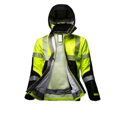 Китай Heavy Duty High Quality Reflective Safety Jacket Security Work Wear Fluorescent Stripe Jacket продается