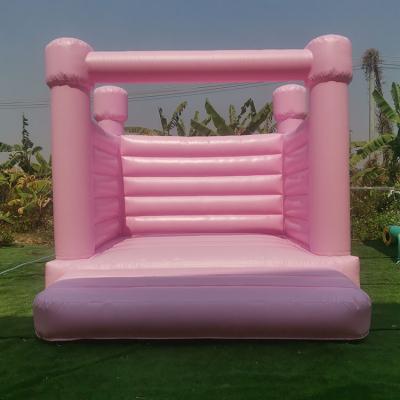 China Bouncer rental high quality bouncy house inflatable pastel bouncy castle for wedding for sale