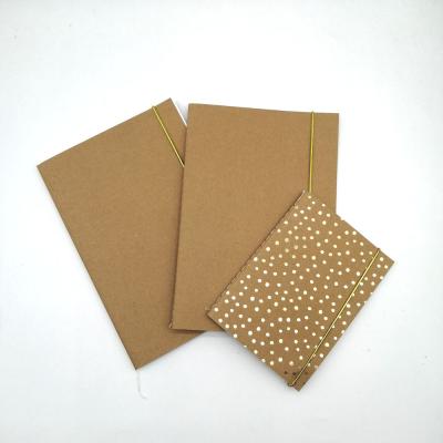 China Hardcover Book Wrapping Paper Cover Students Exercise Notebook with Elastic Band for sale