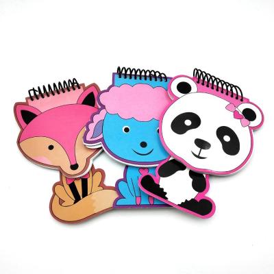 China Mini Spiral School Supplies Panda Notepad Notebook for Kids for sale