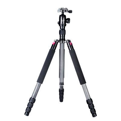 China Manbily PORTABLE CZ-304 360 Degree Monopod Ball Tripod Stand Carbon Fiber Main Camera Tripod for sale