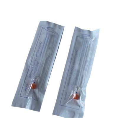 China Pencil Quincke Tip or Quincke Tip Factory Price Anesthesia Medical Needle Spinal Tip 25G 90mm for sale